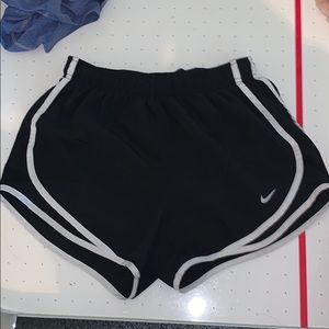 black nike shorts